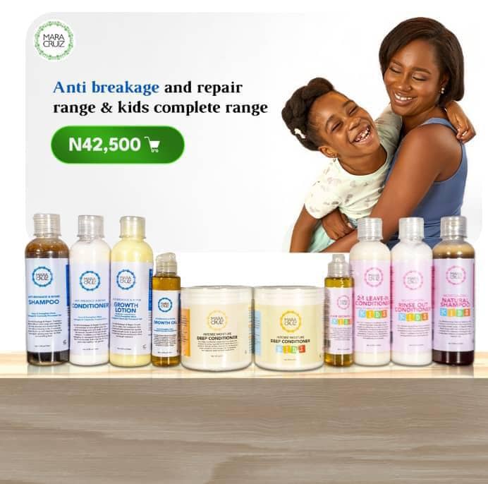 Mum on Relaxed hair and her child